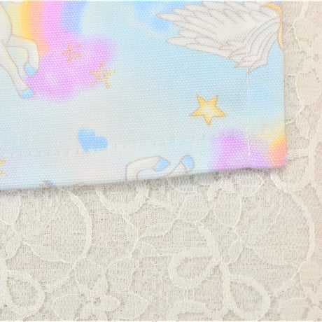 【販売商品】プリンセスランチョンマット　空色ユニコーン
