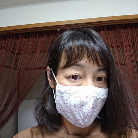 【販売商品】さらさらさわやかプリンセスマスク　かわいいうさぎ　大人用Ⅼサイズ