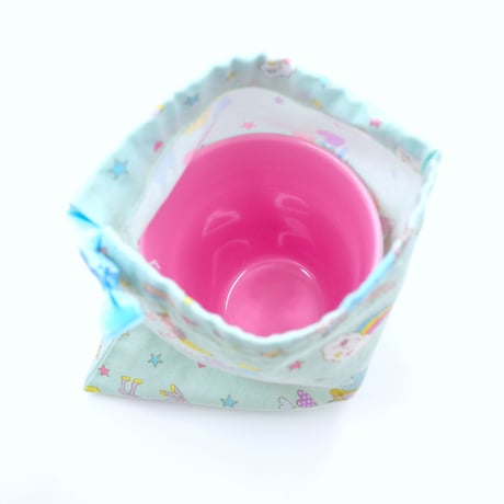 お弁当袋とコップ袋　ミントペガサス