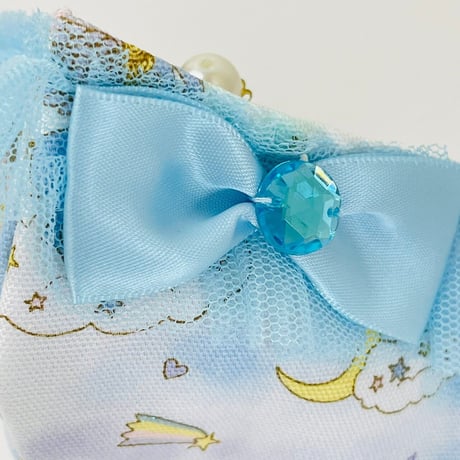 【人気があるので再販します！】さらさらさわやかプリンセスマスク　ブルーペガサス　子供用Sサイズ