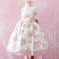 【レンタルドレス】　　　アンティークフラワー　　<ドレス丈 59cm>