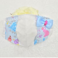 【販売商品】プリンセスマスク（不織布マスク用カバー)　私は毎日プリンセスアクア　子供用Ⅿサイズ