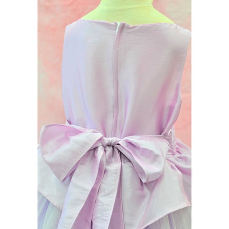 【レンタルドレス】　　　ペールライラック　　　　<ドレス丈 68cm>