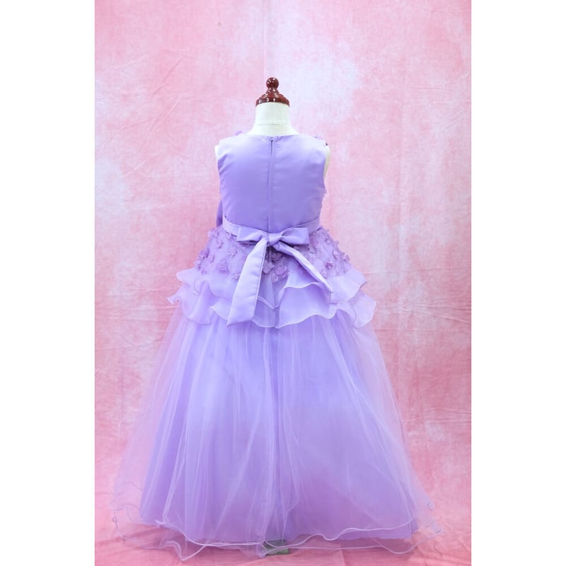 確認用　紫色フリルドレス リボン付き SEASONZ ロリータドレス パーティドレス プリンセスドレス お姫様