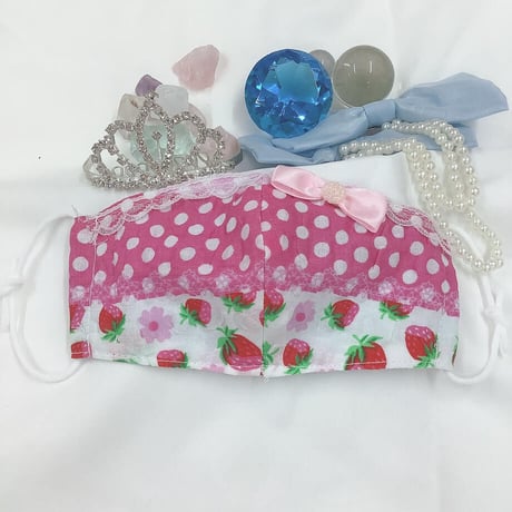 【販売商品】さらさらさわやかプリンセスマスク　ベリーベリー　大人用Ｌサイズ