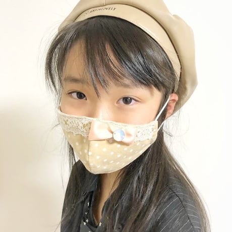 【販売商品】さらさらさわやかプリンセスマスク　バレリーナパープル　子供用Ⅿサイズ