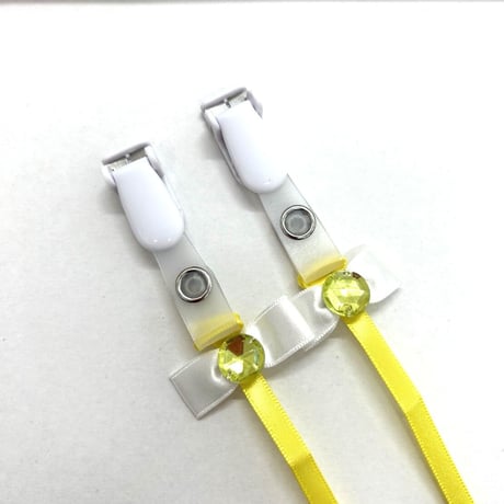 【販売商品】プリンセスストラップ　クリームリボン
