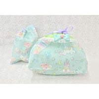 お弁当袋とコップ袋　音符とユニコーン