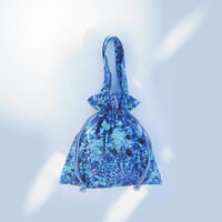 Hydrangea drawstring bag