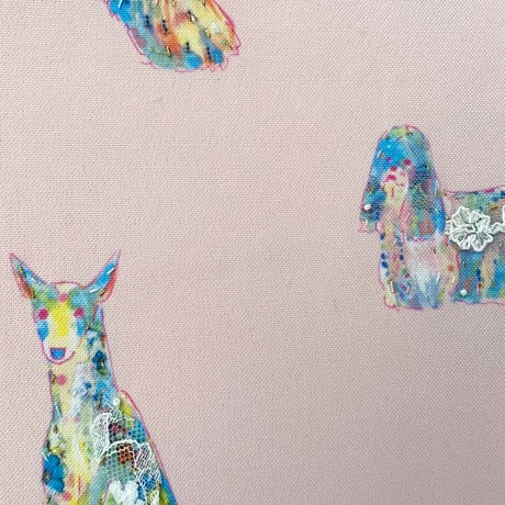 Dogs(ファブリックパネル)