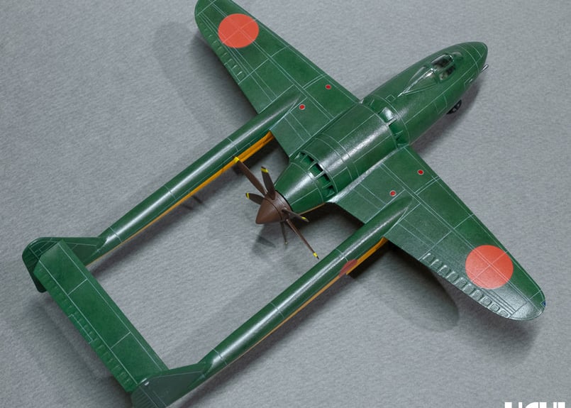 ミクロミル 1/72 日本海軍 三菱 J4M 局地戦闘機 閃電 サカエ