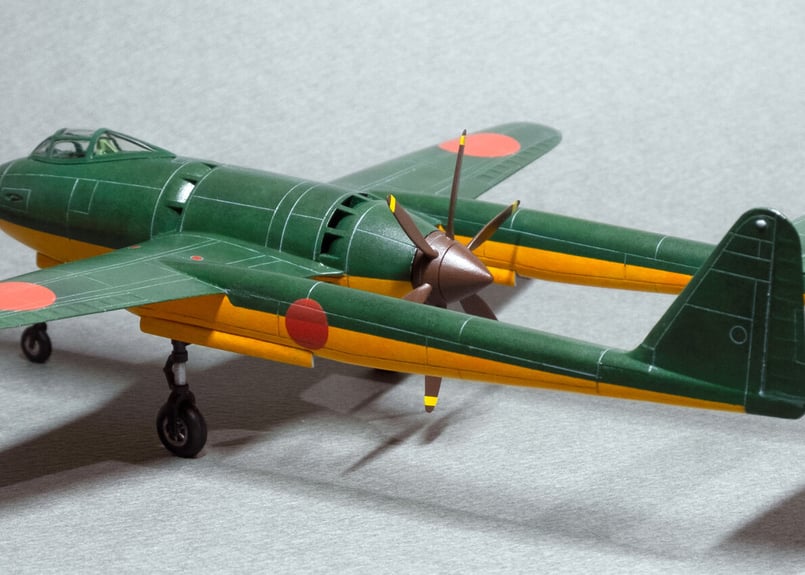 生産休止中】1/72 日本海軍 三菱J4M閃電 | ウシモデル | 試作