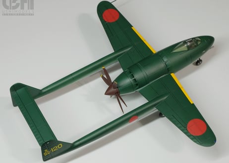 1/72 日本海軍 三菱 J4M 閃電 後期案