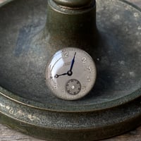antique dial brooch "COROM"【K0930】