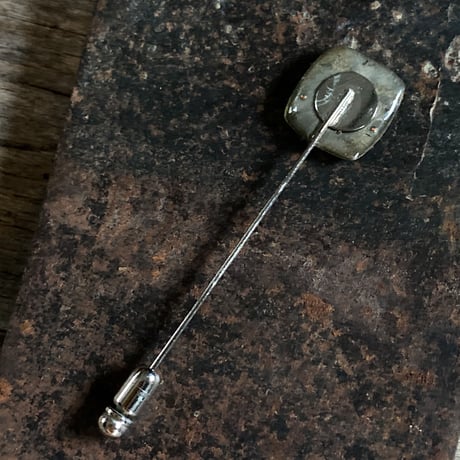 antique square dial hatpin【K0632】