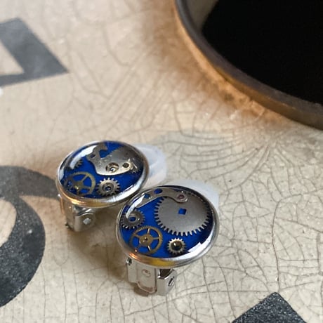 【K0637】 CLOPOA standard earrings blue