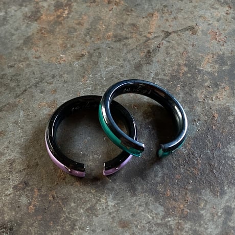 CLOPOA BLACK standard 2way earcuff&rings 2本セット【K0760】