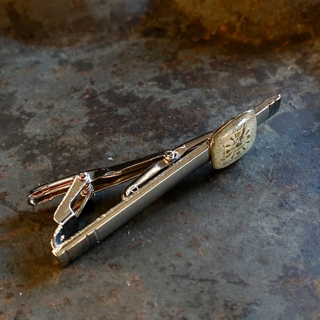 antique square dial tiepin【K0736】