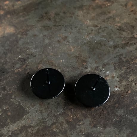 CLOPOA BLACK standard pierced earrings blue【K0569】