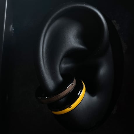 【K0672】CLOPOA BLACK standard 2way earcuff&rings 2本セット