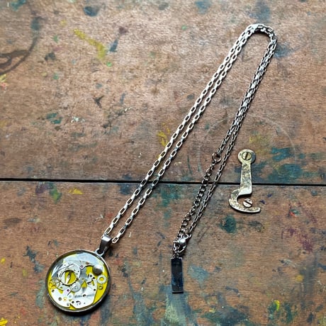 CLOPOA standard necklace mustard yellow【K0791】