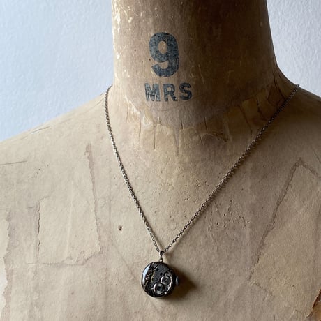 antique dial&movement reversible necklace "citizen"【K0540】