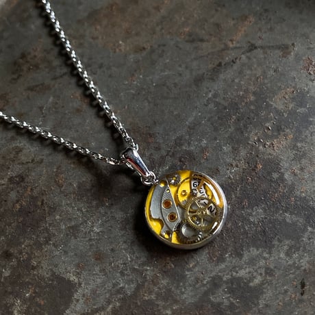 CLOPOA small necklace yellow【K0754】