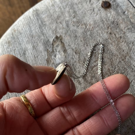 antique rectangle necklace "ELGIN" 【K0969】