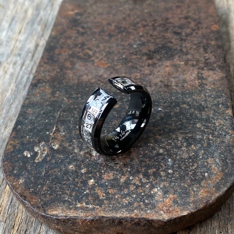 【new!!】CLOPOA BLACK 2way date earcuff&ring (デイトカフ) 14号【K0976】