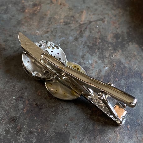 antique dial&movement tiepin【K0563】