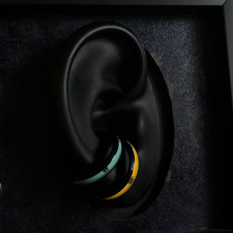CLOPOA BLACK standard 2way earcuff&rings 2本セット【K0708】