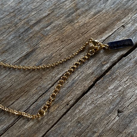 antique dial necklace K18GP 【K0600】