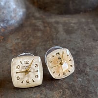 antique dial pierced earrings【K0555】