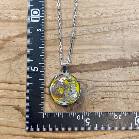 CLOPOA standard necklace mustard yellow【K0791】