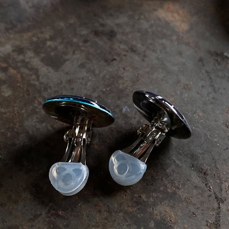 antique color dial earrings【K0593】