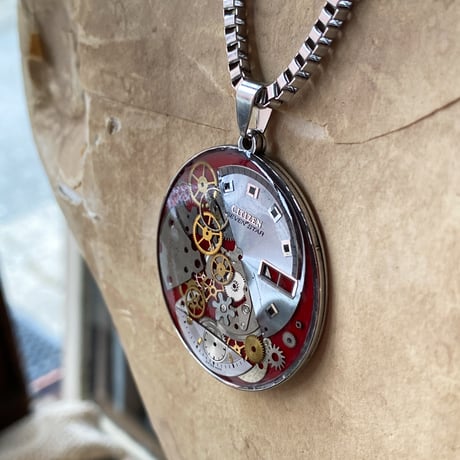 CLOPOA standard large necklace red【K0841】