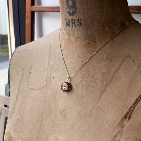 【企画展作品】antique small movement necklace "SEIKO" SV925【something special/S0011】