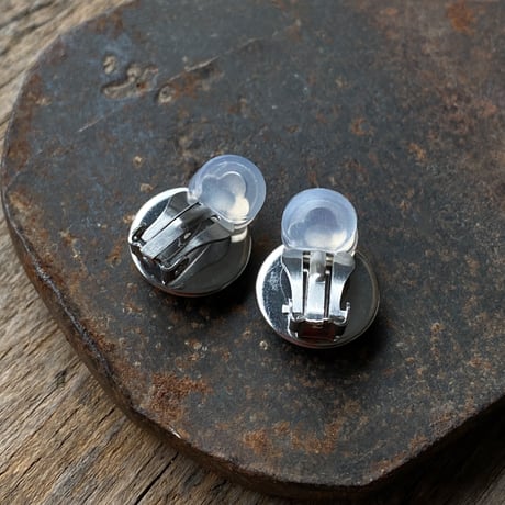 CLOPOA BLACK standard earrings red【K0922】