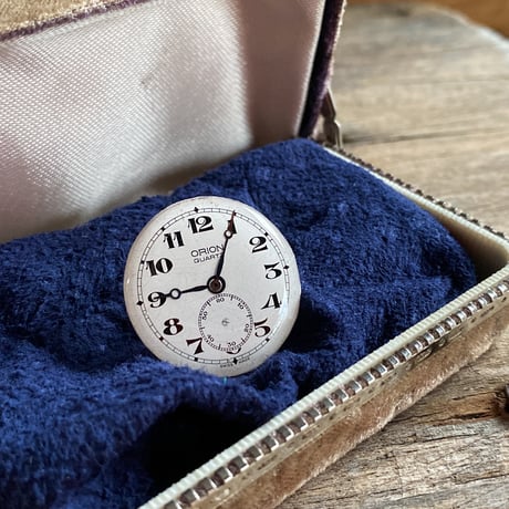 antique dial brooch "ORION"【K0745】