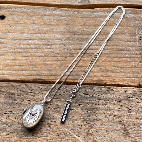 【企画展作品】antique oval dial&movement necklace "GRUEN" SV925【something special/S0004】