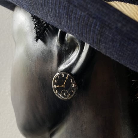 【K0702】 antique color dialpierced earrings