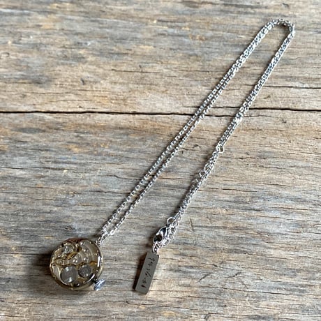 antique dial&movement necklace 【K0761】