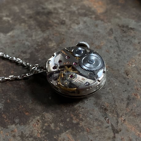 antique dial&movement necklace【K0706】