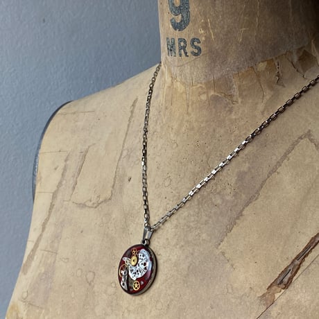 【K0655】CLOPOA standard necklace red