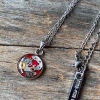 CLOPOA petit necklace red【K0962】