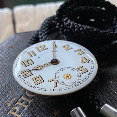 antique dial looptie "1920's military"【K0552】