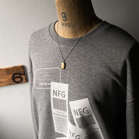 antique tonneau dial necklace【K0704】