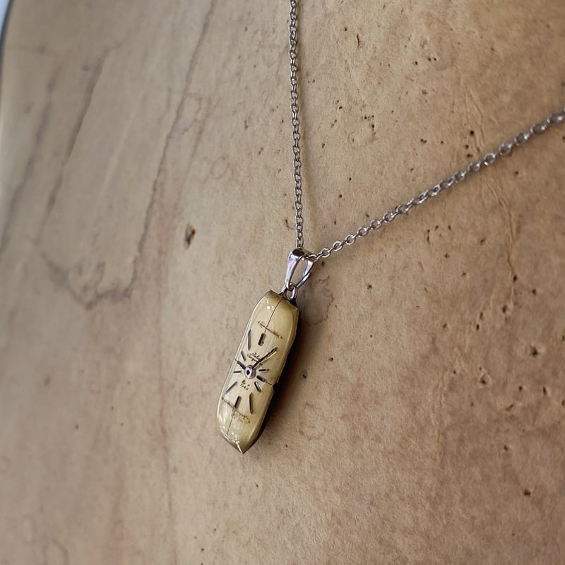 antique rectangle necklace 