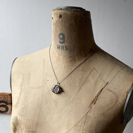 antique dial&movement necklace【K0782】