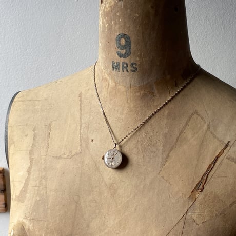 antique dial&movement necklace【K0716】